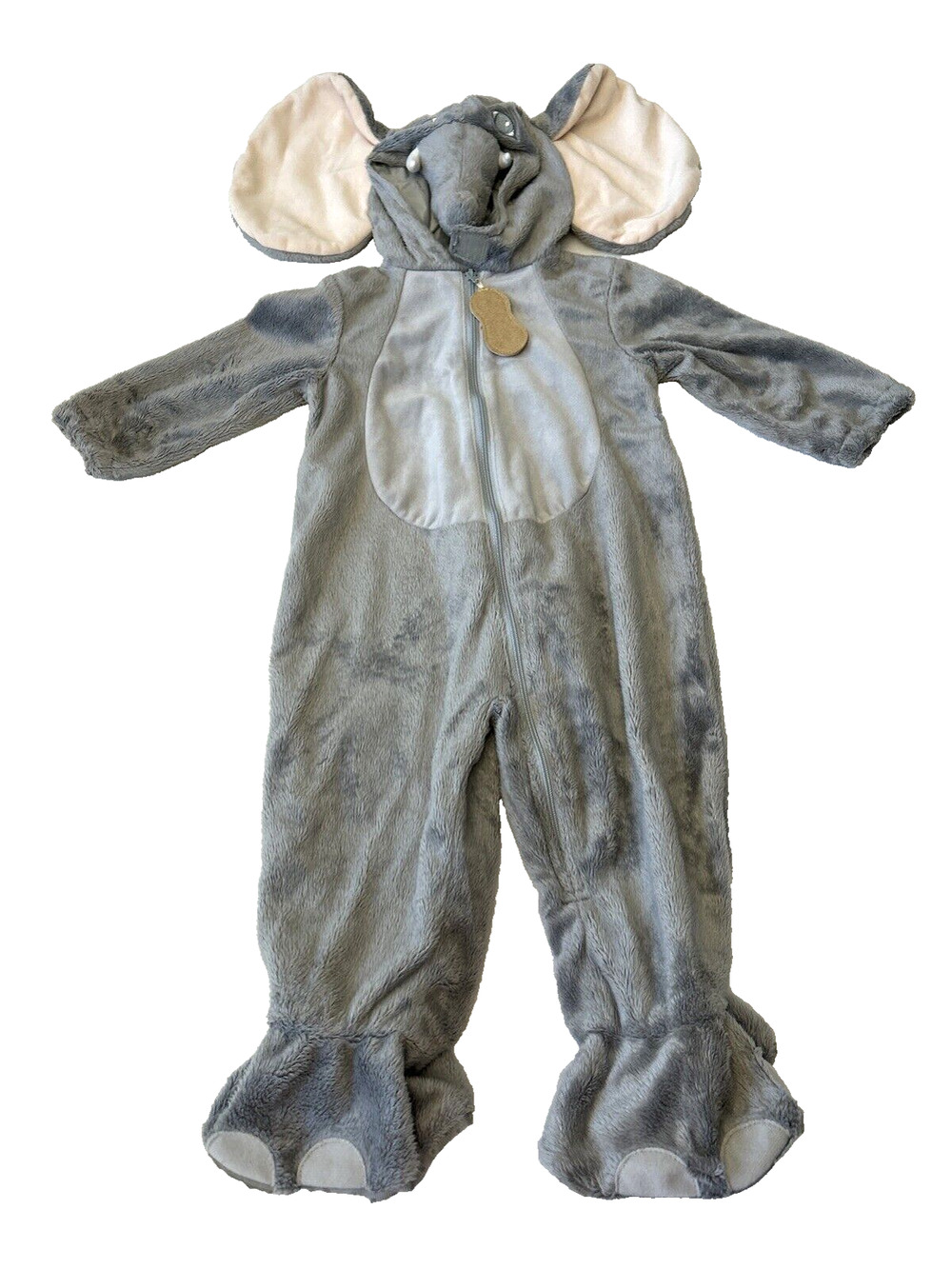 THE HUMANE SOCIETY Baby Elephant Halloween Costume 12M Play Soft Full Outfit